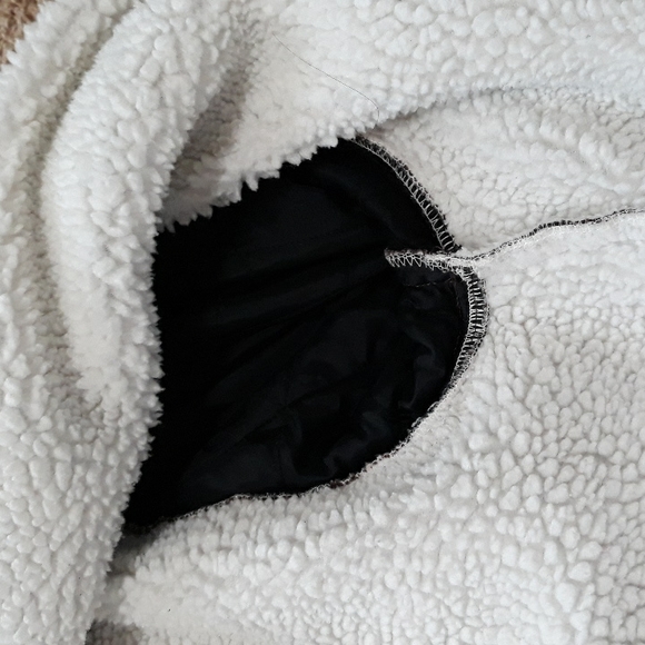 Vintage Sedgefield mens Jacket brown plaid sherpa lined Ramie cotton size XXL - Picture 10 of 13